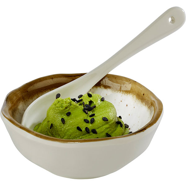 Салатник;пластик;70мл;D=8,H=3см;белый,коричнев.