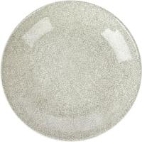 Салатник «Инк Грэй»;фарфор;D=20,5см;серый,белый