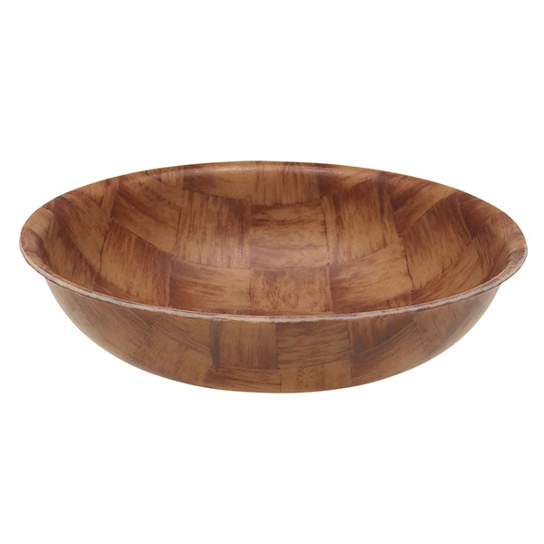 Миска (стекловолокно);0,925л;D=20,3см;коричнев.