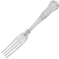 Вилка десертная «Кингс Стэйнлесс Стил»;сталь нерж.;,L=183/75,B=25мм;серебрист.