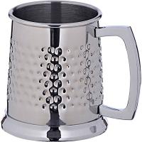 Кружка для пива рифленная;сталь нерж.;400мл;D=85,H=115мм;металлич. Кружка для пива рифленная;сталь нерж.;400мл;D=85,H=115мм;металлич.