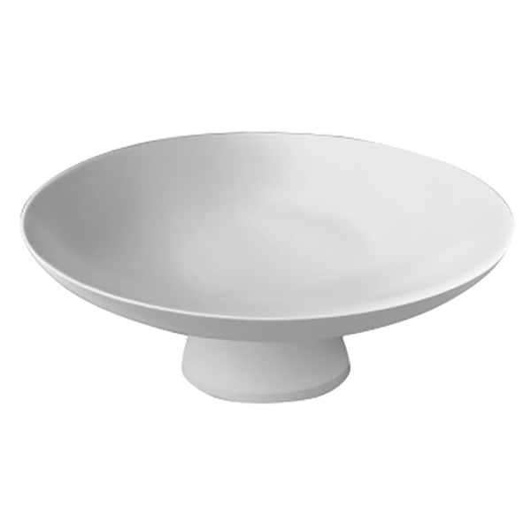 Ваза для фруктов «Белая» Принц;фарфор;D=21,H=10,3см;белый