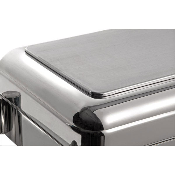 Мармит с крышкой «Премиум»;сталь нерж.;9л;,H=33,L=66,B=48см;металлич.