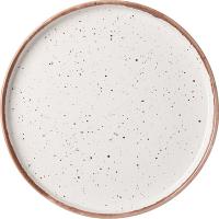 Блюдо «Пунто Бьянка»;фарфор;450мл;D=250,H=25мм;белый,черный