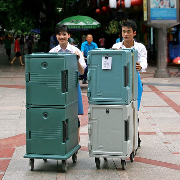 Термоконтейнер с фронтальной загрузкой для гастроемкостей 1/1;пластик;,H=63,L=63,5,B=46см;серый