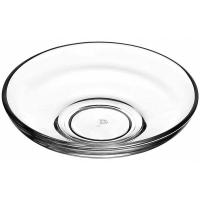 Розетка;стекло;D=101,H=25мм;прозр.