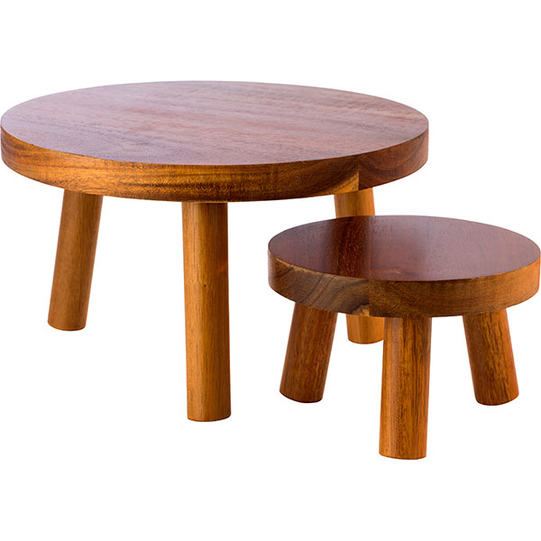 Подставка фуршетная;акация;D=25,H=15см