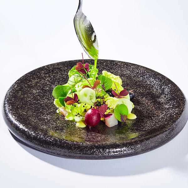 Тарелка «Ро Дизайн Бай Кевала»;керамика;D=251,H=21мм;черный