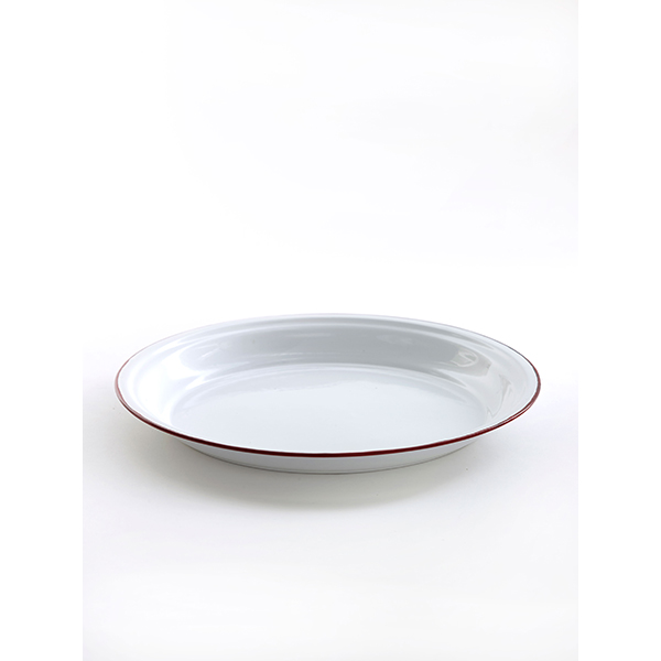 Блюдо;эмалиров.сталь;D=30,H=3см;белый