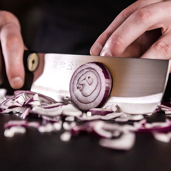 Нож кухонный «Киото» двусторонняя заточка;сталь нерж.,дерево;,L=295/165,B=45мм