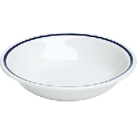 Салатник;фарфор;D=16см;белый,синий