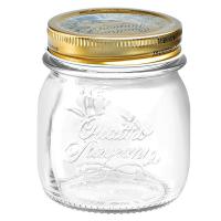Банка «Кватро Стаджони» круглая с крышкой;стекло,металл;250мл;D=84,H=93мм;прозр.