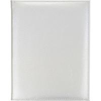 Папка-меню А5 на винтах;кожезам.;,L=24,B=18,5см;серебрист.