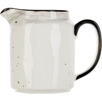 Молочник «Пастораль»;фарфор;300мл;,H=97,L=117,B=72мм;серый