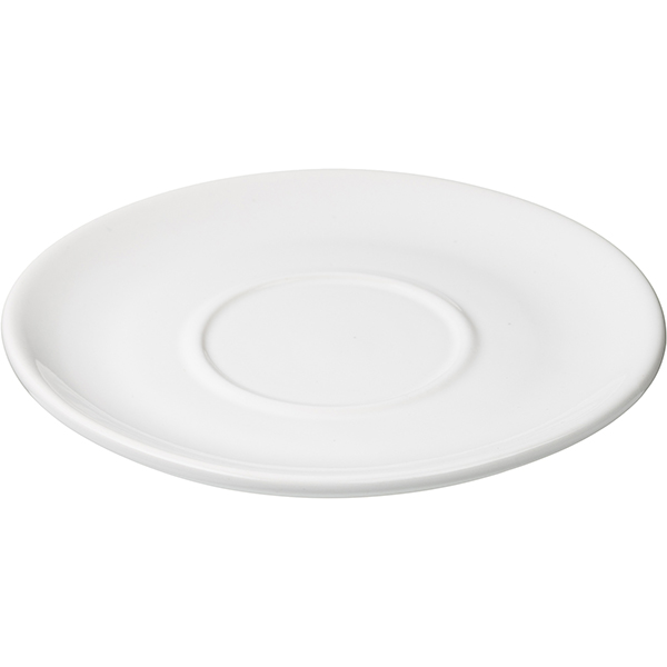 Блюдце «Пур-Амор»;фарфор;D=150/60,H=12мм;белый