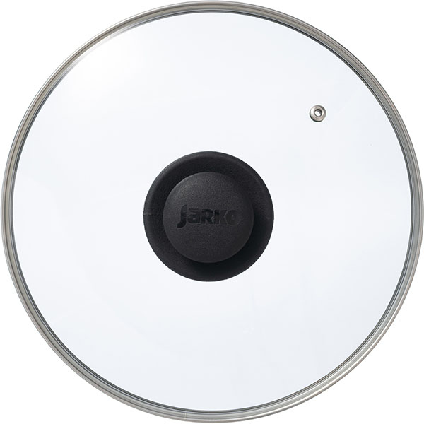 Крышка;стекло,пластик;D=24см;прозр.,черный