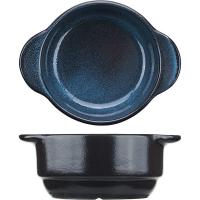 Чашка бульонная «Млечный путь голубой»;фарфор;300мл;D=115,H=55мм;голуб.,черный