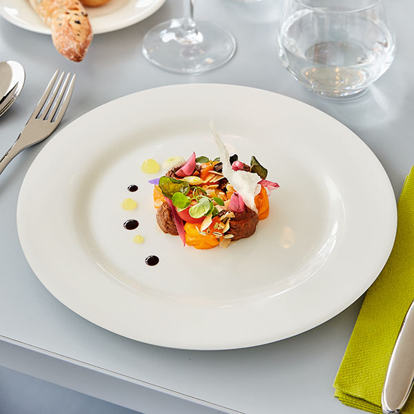 Тарелка «Интэнсити» мелкая;зеникс;D=255,H=20мм;белый