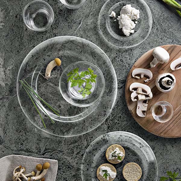 Тарелка для пасты «Риалто»;стекло;D=35,H=7см;прозр.