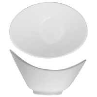 Салатник «Кунстверк»;фарфор;200мл;,H=80,L=158,B=118мм;белый