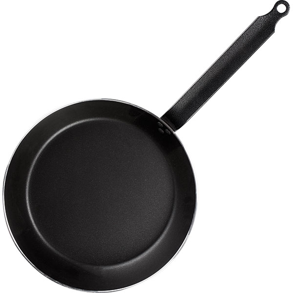 Сковорода «Клас Шеф»;алюмин.,тефлон;D=36,H=5,L=65см;синий,черный