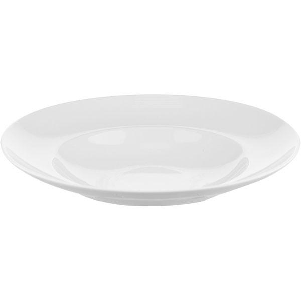 Тарелка для пасты;фарфор;350мл;D=260,H=49мм;белый