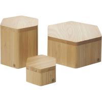 Набор подставок фуршетных «Инспайред»[3шт];ясень;св. дерево