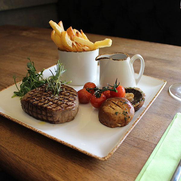 Блюдо «Браун Дэппл» квадратное;фарфор;,L=27,B=27см;белый,коричнев.