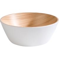 Салатник «Фрида»;пластик;1,2л;D=200,H=75мм;белый