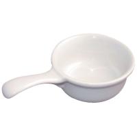 Кокотница;фарфор;200мл;D=105,H=45,L=165мм;белый