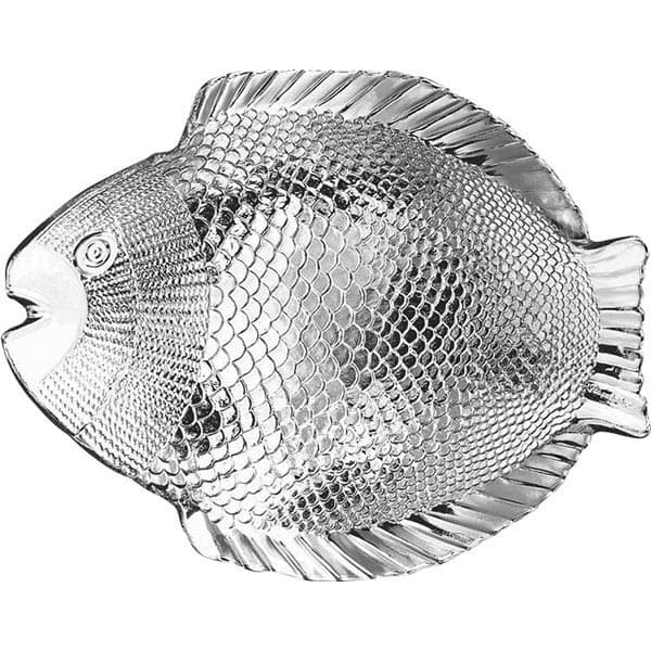 Блюдо сервировочное «Марин»;стекло;,H=27,L=260,B=210мм;прозр.