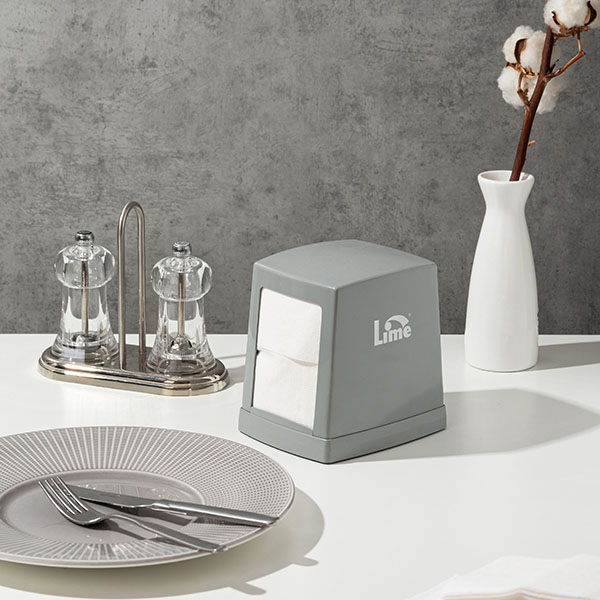 Диспенсер д/салфеток;,H=14,L=13,5,B=10,5см;серый Диспенсер д/салфеток;,H=14,L=13,5,B=10,5см;серый