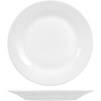 Тарелка «Коллаж» мелкая;фарфор;D=225,H=25мм;белый