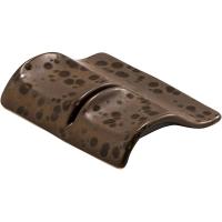 Подставка для столовых приборов «Фобос»;керамика;,H=25,L=100,B=80мм;коричнев.