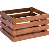 Ящик для подачи GN 1/2;акация;,H=21,L=35,B=29см;коричнев.