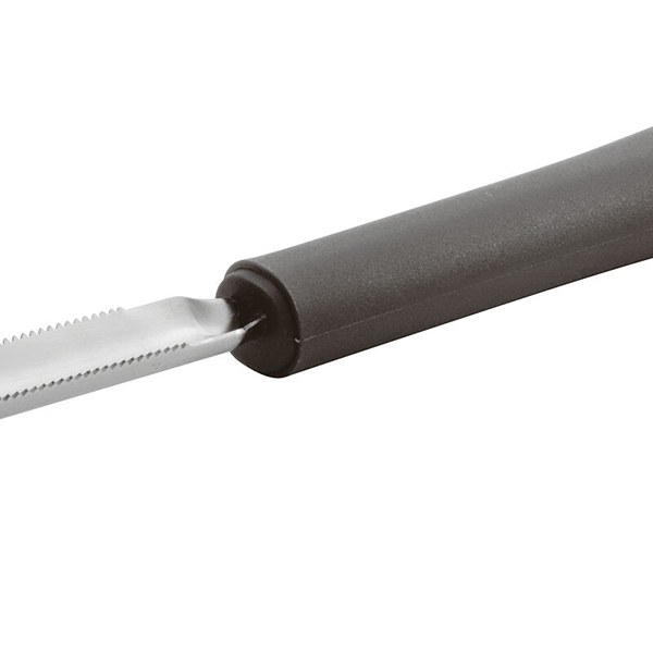 Нож для удаления сердцевины цукини;сталь нерж.;,L=24,5см;серебрист.,черный