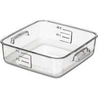 Контейнер для продуктов градуированный;пластик;1,9л;,H=7,L=21/22,B=21см;прозр.