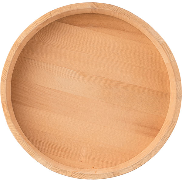 Кадка д/риса;бамбук;D=39,H=10см;бежев.