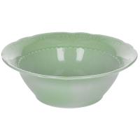 Салатник «В.Виена Шарм»;фарфор;0,75л;D=20,H=7см;зелен.