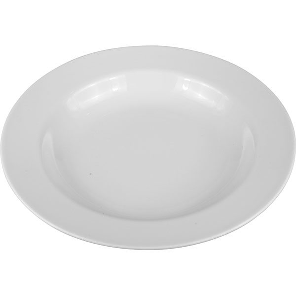 Тарелка глубокая «Тренд»;фарфор;300мл;D=22,5см;белый