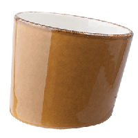 Салатник «Террамеса мастед»;фарфор;250мл;D=80,H=75мм;св.корич.