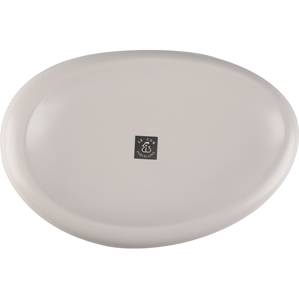 Блюдо для подачи «Нинфа» овальное;фарфор;,H=45,L=265,B=175мм;белый,матовый