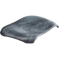 Блюдо для подачи «Эмпориум»;стекло;,L=19,B=14см;серый