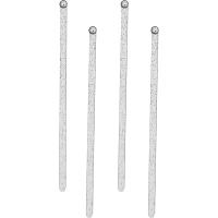 Мешалки для коктейлей «Шарик»[100шт];полистирол;,L=16,5см;прозр.