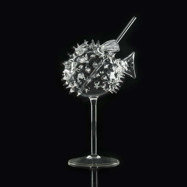 Бокал для коктейлей «Фугу»;стекло борос.;250мл;,H=22,L=16,B=10см;прозр.