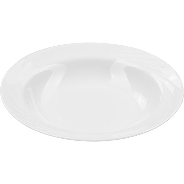 Тарелка глубокая «Голубка»;фарфор;350мл;D=22см;белый