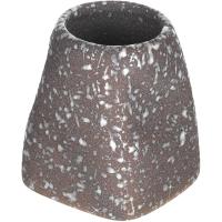 Стакан для зубочисток;фарфор;,L=48,B=54мм;черный,матовый