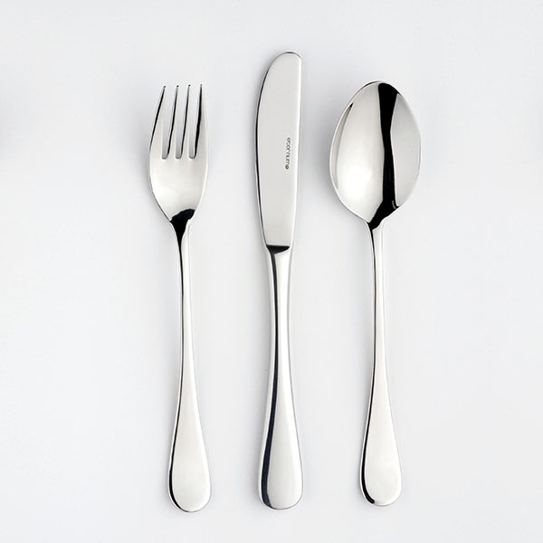 Нож столовый «Риволи»;сталь нерж.;,L=210/30,B=2мм;металлич.