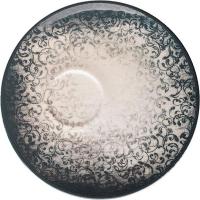 Блюдце «Винтаж» набор[2шт];фарфор;D=16см;кремов.,сизый