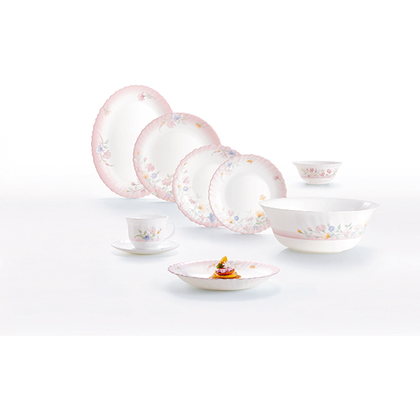 Салатник;стекло;270мл;D=12см;белый,разноцветн.